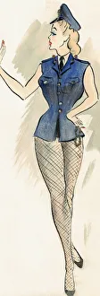 Hostesses Gallery: Policewoman - Murrays Cabaret Club costume design
