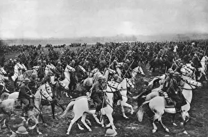 Prints of Poland as a military power: cavalry, tanks and infantry (part of a spread in the Illustrated London News) Poland Prints: Polish Cavalry at the Start of World War Two, August 1939 Print