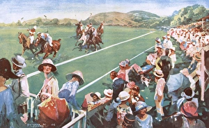 Polo at Mandelieu, French Riviera in the 1920s Polo at Mandelieu, French Riviera in the 1920s