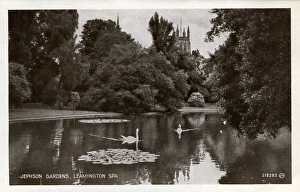 The Pond & Swans, Jephson Gardens, Warwickshire The Pond & Swans, Jephson Gardens, Warwickshire
