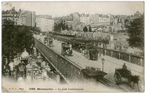 Pont Caulaincourt, Montmartre, Paris, France Pont Caulaincourt, Montmartre, Paris, France