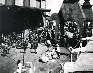 Poona Gallery: Poona Division at Bombay Dock, India, WW1
