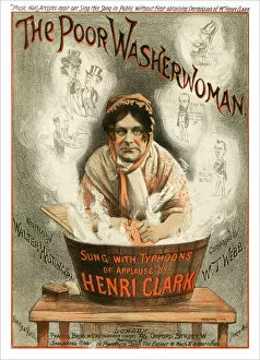 Laundry Gallery: The Poor Washerwoman - Henri Clark - Music Sheet