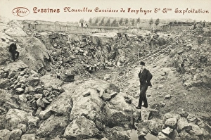 Porphyry Mine in Lessines, Belgium Porphyry Mine in Lessines, Belgium