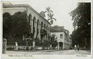 Port-of-Spain, Trinidad - Public Library & Town Hall Port-of-Spain, Trinidad - Public Library & Town Hall