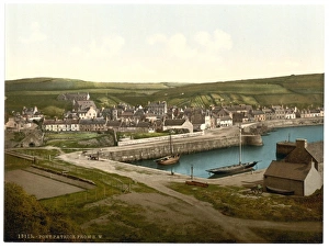 Port Patrick from the southwest, Scotland Port Patrick from the southwest, Scotland