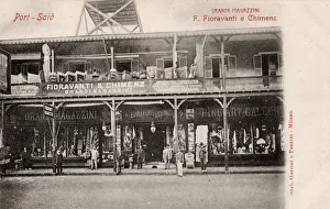 Port Said, Egypt - Fioravanti and Chimenz Department Store Port Said, Egypt - Fioravanti and Chimenz Department Store