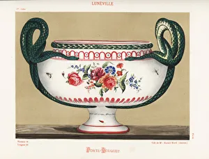 Porte-bouquet or flower vase from Luneville Porte-bouquet or flower vase from Luneville