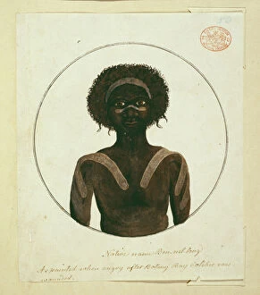 Portrait of an Aboriginal man, named Bennelong