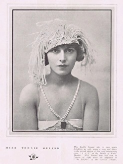 Portrait of the actress Teddie Gerard, London, 1922 Portrait of the actress Teddie Gerard, London, 1922