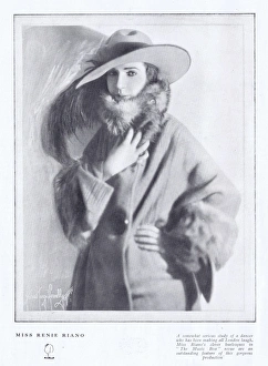 A portrait of American artiste Renie Riano A portrait of American artiste Renie Riano