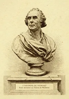 Portrait bust of Casanova, adventurer and author Portrait bust of Casanova, adventurer and author