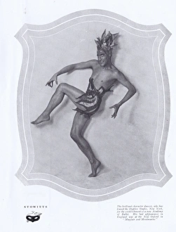 Portrait of the character dancer Stowitts, 1923 Portrait of the character dancer Stowitts, 1923