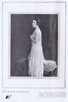 Images Dated 5th May 2016: A portrait of Charlotte D Erlanger, society debutante, 1922