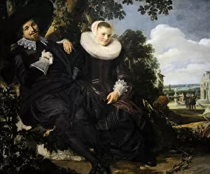 Golden Collection: Portrait of a Couple, c. 1622, by Frans Hals (c. 1582-1666)