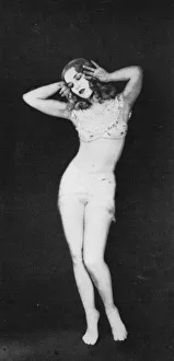 Portrait of the dancer Albertina Vitak appearing Portrait of the dancer Albertina Vitak appearing