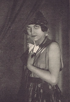 Portrait of the dancer Dacia, London, 1921 Portrait of the dancer Dacia, London, 1921