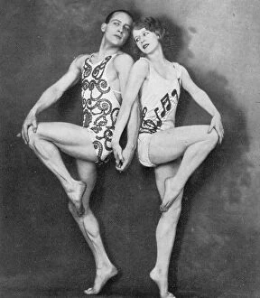 Played Gallery: Portrait of the dancers Myrio and Desha, 1931