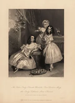 Portrait of the daughters of Henry Somerset, 7th Duke Portrait of the daughters of Henry Somerset, 7th Duke