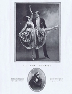Portrait of exhibition dancers Marjorie Moss and Georges Fon Portrait of exhibition dancers Marjorie Moss and Georges Fon