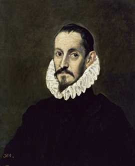 Portrait of a Gentleman, ca. 1586, by El Greco Portrait of a Gentleman, ca. 1586, by El Greco