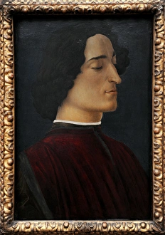 Portrait of Giuliano de Medici, 1478, by Sandro Botticelli ( Portrait of Giuliano de Medici, 1478, by Sandro Botticelli (