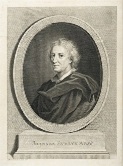 <b class=qtipBold><figcaption>Portrait of John Evelyn</figcaption></b><br>Portrait of John Evelyn. Engraving, by F. Bartolozzi. from John Evelyn, Silva; or, A discourse of forest-trees. Frontispiece. Date: 1776<br><em>© The John Innes Centre/The John Innes Foundation/Mary Evans</em> Portrait of John Evelyn