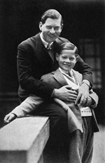 Portrait of King and Crown Prince of Romania, 1931 Portrait of King and Crown Prince of Romania, 1931