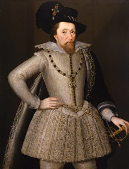 Portrait of King James I, by John de Critz the Elder Portrait of King James I, by John de Critz the Elder