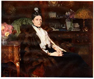 Portrait of Lady Aird by Frank Dicksee Portrait of Lady Aird by Frank Dicksee