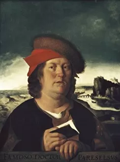 Copy Gallery: Portrait of Paracelso. 17th c. Flemish copy of