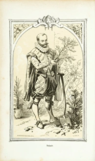 <b class=qtipBold><figcaption>Portrait of Rembert Dodonee</figcaption></b><br>Portrait of Rembert Dodonee. Illustration from Joseph Desire Hannon, Flore Belge, Phanerogamie, Volume 1. Tinted frontispiece. Date: 1847<br><em>© The John Innes Centre/The John Innes Foundation/Mary Evans</em> Portrait of Rembert Dodonee