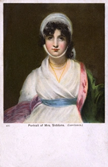 Portrait of Sarah Siddons by Sir Thomas Lawrence Portrait of Sarah Siddons by Sir Thomas Lawrence