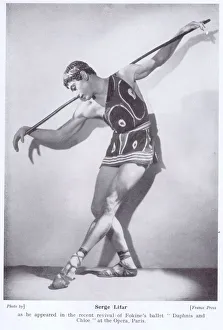 A portrait of Serge Life, the famous ballet dancer A portrait of Serge Life, the famous ballet dancer