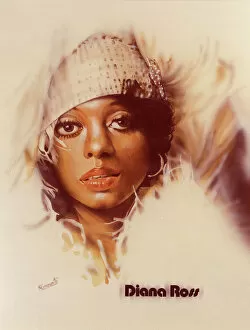 Greensmith Gallery: Portrait of singer Diana Ross