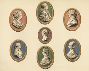 Medallion Gallery: Portraits of King George III and Queen Charlotte