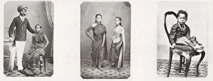 Portraits of Malay people, Malay peninsula Portraits of Malay people, Malay peninsula