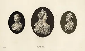 Medallion Gallery: Portraits of Maria, Catherine II and Princess Elizabeth