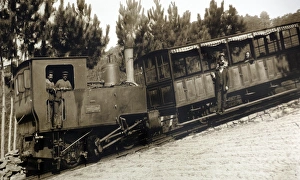 Portugal, Madeira - Antique mountain train Portugal, Madeira - Antique mountain train