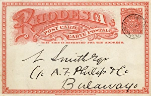 Bulawayo Gallery: Postcard to Bulawayo, Rhodesia