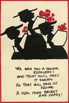 Recovery Gallery: Postcard design artwork - We wish you a quick recovery