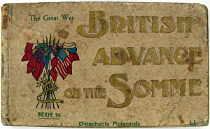 Postcards - The Great War - British Advance on the Somme Postcards - The Great War - British Advance on the Somme