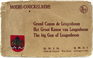 Postcards of War Sites - the Big Gun of Leugenbook Postcards of War Sites - the Big Gun of Leugenbook