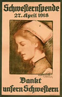 Poster advertising a collection for nurses Poster advertising a collection for nurses