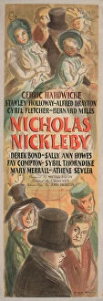 Movies Gallery: Poster advertising Nicholas Nickleby film, Ealing Studios, produced by Michael Balcon