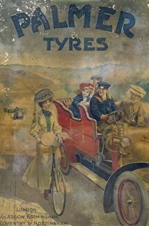 Birmingham Gallery: Poster advertising Palmer tyres