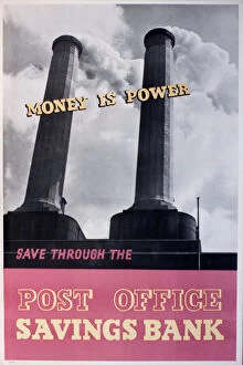 Images Dated 24th June 2011: Poster advertising Post Office Savings Bank