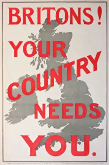 Maps Gallery: Poster, Britons! Your Country Needs You