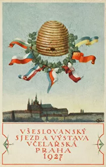 Poster card for a Beekeepers Conference - Prague