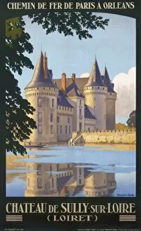 Reflection Collection: Poster for the Chateau de Sully sur Loire